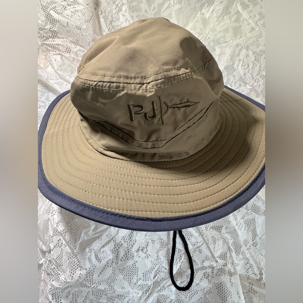 Panama Jack Khaki and Navy Outdoor Hat